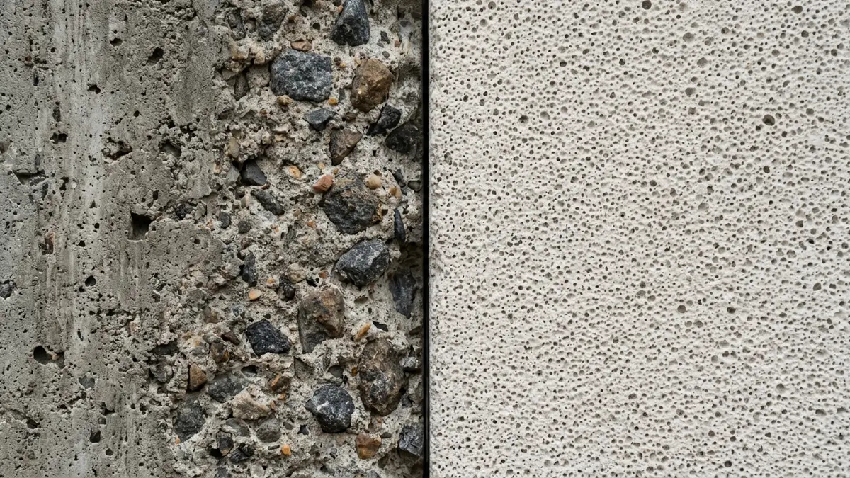 Foamed Concrete & Normal Concrete: What's the Difference?