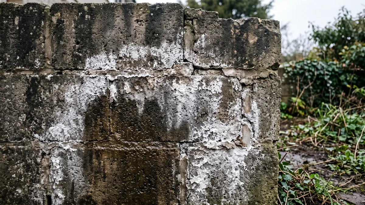 Signs of Water Damage in a Concrete Block Wall (And How to Fix It)