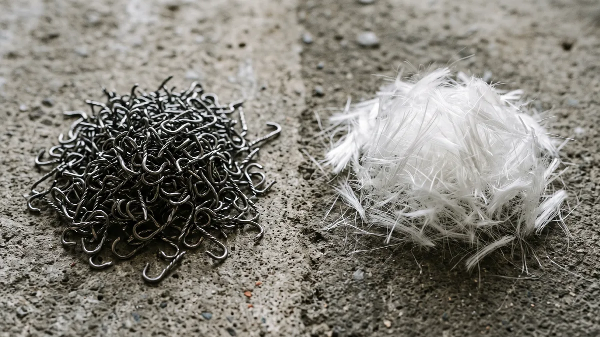 Steel vs Polypropylene Fibre Reinforced Concrete Compared