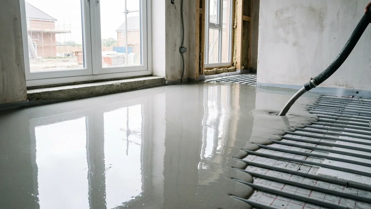 What Is Self-Levelling Screed? UK Guide to Liquid Floor Screed